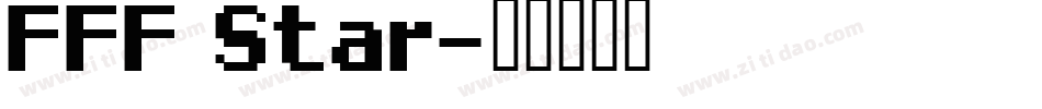 FFF Star字体转换